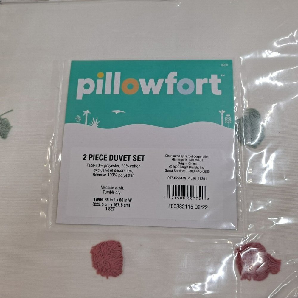 Two-piece Twin Duvet Set Pom Pom - Pillowfort